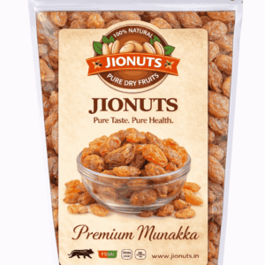 400gm Premium Munakka Natural & Sun-Dried Raisins (Packed in Transparent Pouch)