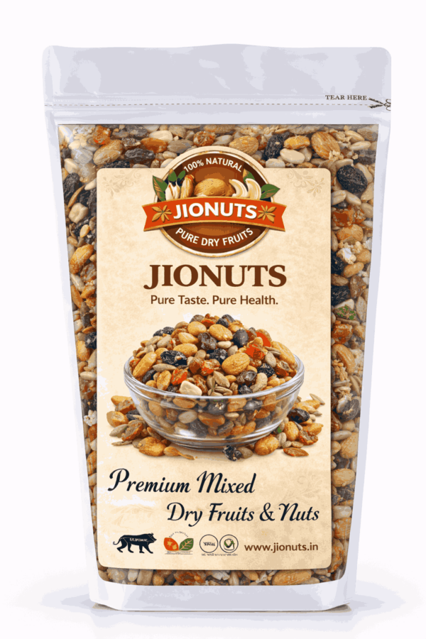 1.kg Premium Mix Seeds & Dry Fruit- Healthy Energy Booster Snack | 100% Natural Superfood by JioNuts