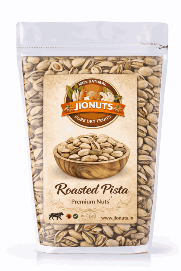 400gm Premium Roasted Pistachios Crunchy & Salted (Transparent Pouch)