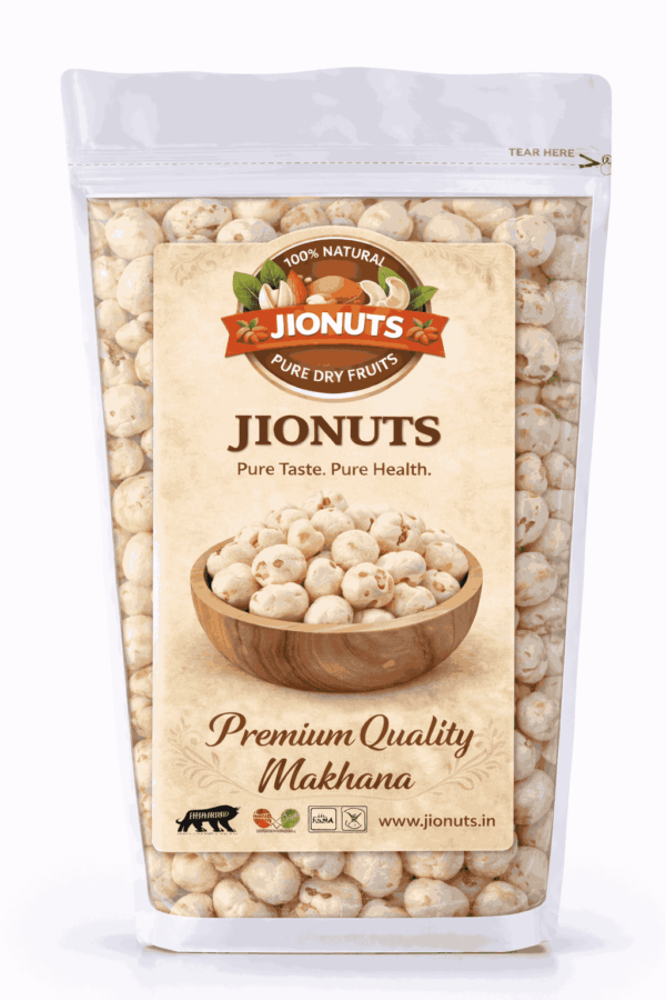 Premium Makhana (Fox Nuts) – 250g | Packed in Transparent Pouch