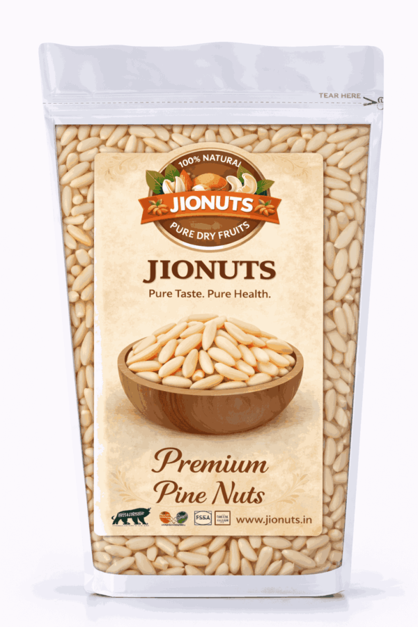 200gm Premium Chilgoza Giri (Pine Nuts Kernels) – Fresh & Natural (Packed in Transparent Pouch)